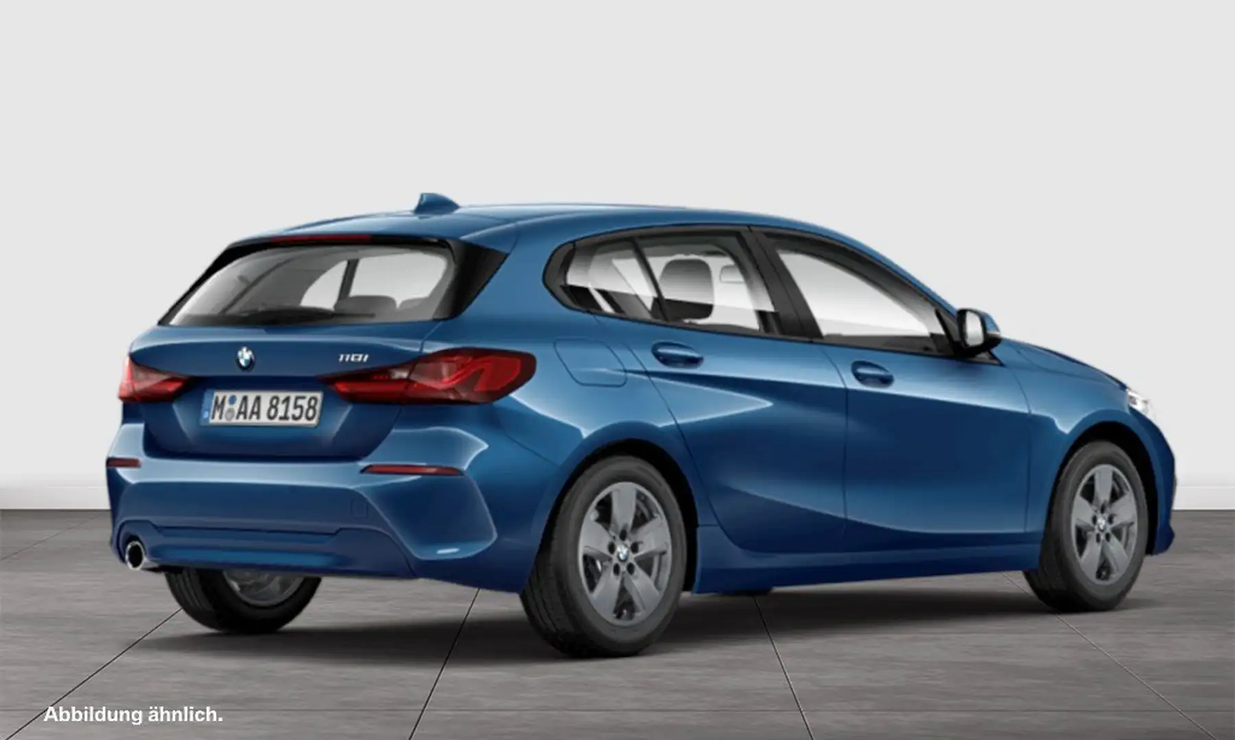 BMW 118 i NAVI LED PDC V+H DAB Tempomat Klima LM Blauw - 2