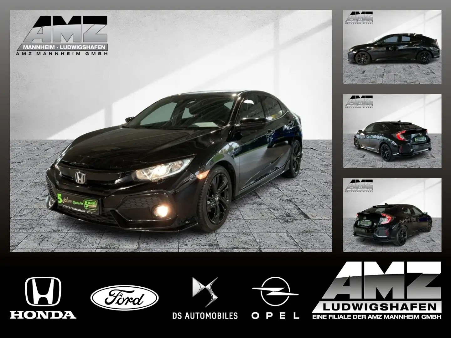 Honda Civic 1.0 VTEC (E6d-T) Dynamic Limited Edition Negro - 1
