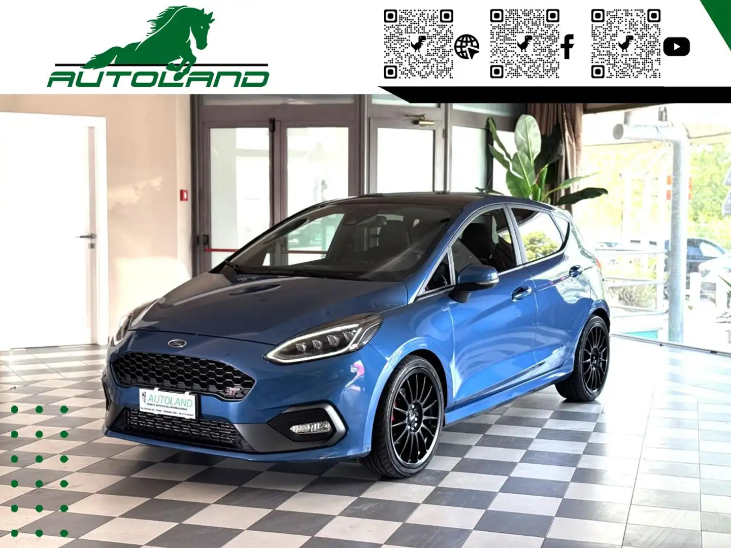 Ford Fiesta 1.5 Ecoboost 200 CV 5 porte ST Recaro* Tetto * Blu/Azzurro - 1