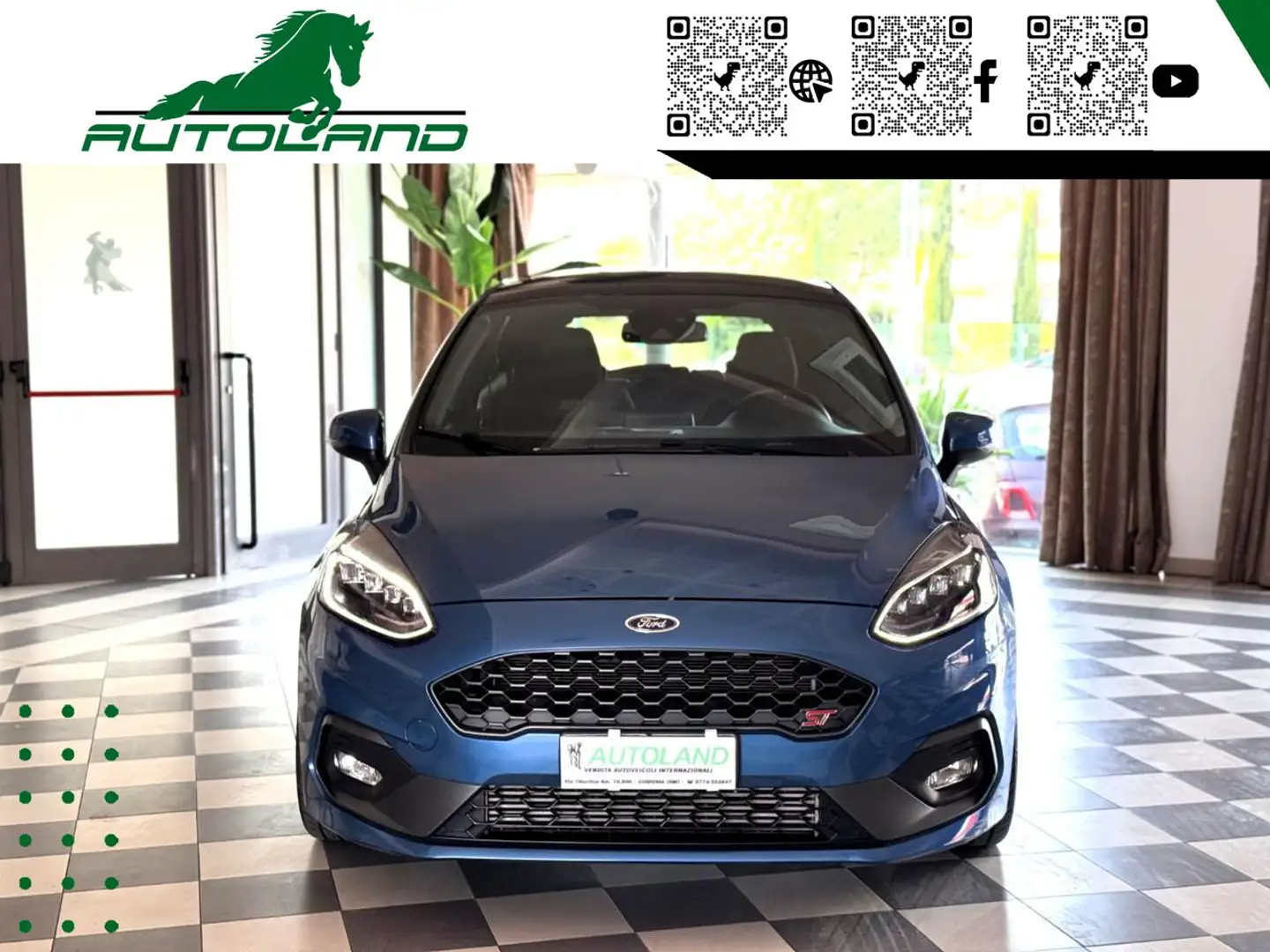Ford Fiesta 1.5 Ecoboost 200 CV 5 porte ST Recaro* Tetto * Blu/Azzurro - 2