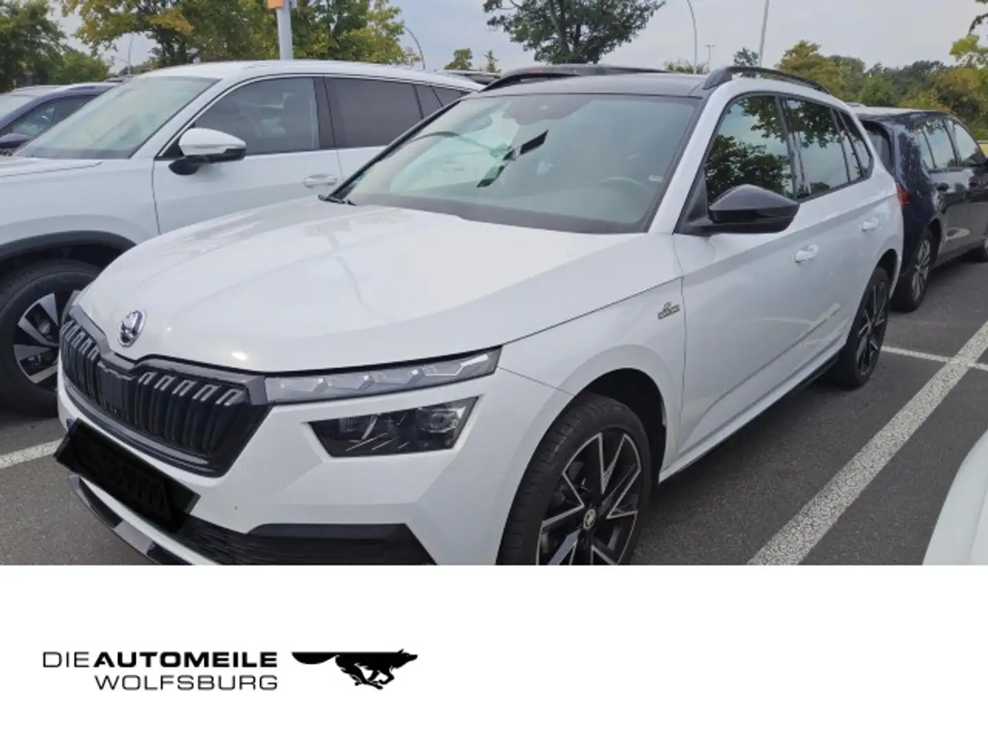 Skoda Kamiq 1.5 TSI Monte Carlo LED/Pano/AHK Weiß - 1