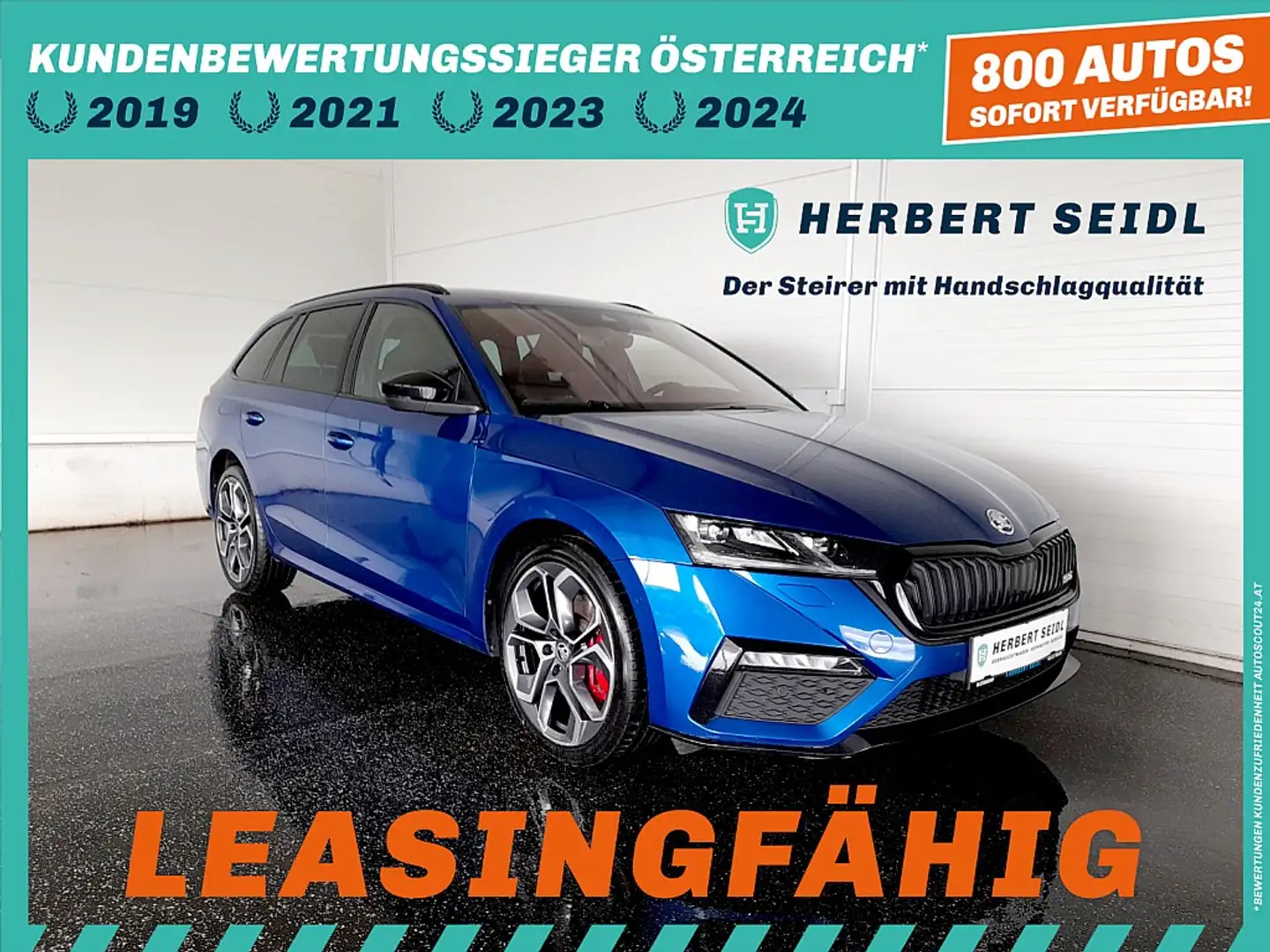 Skoda Octavia Combi RS IV 150/245 DSG *19 ZOLL / DCC / MATRIX... Blau - 1