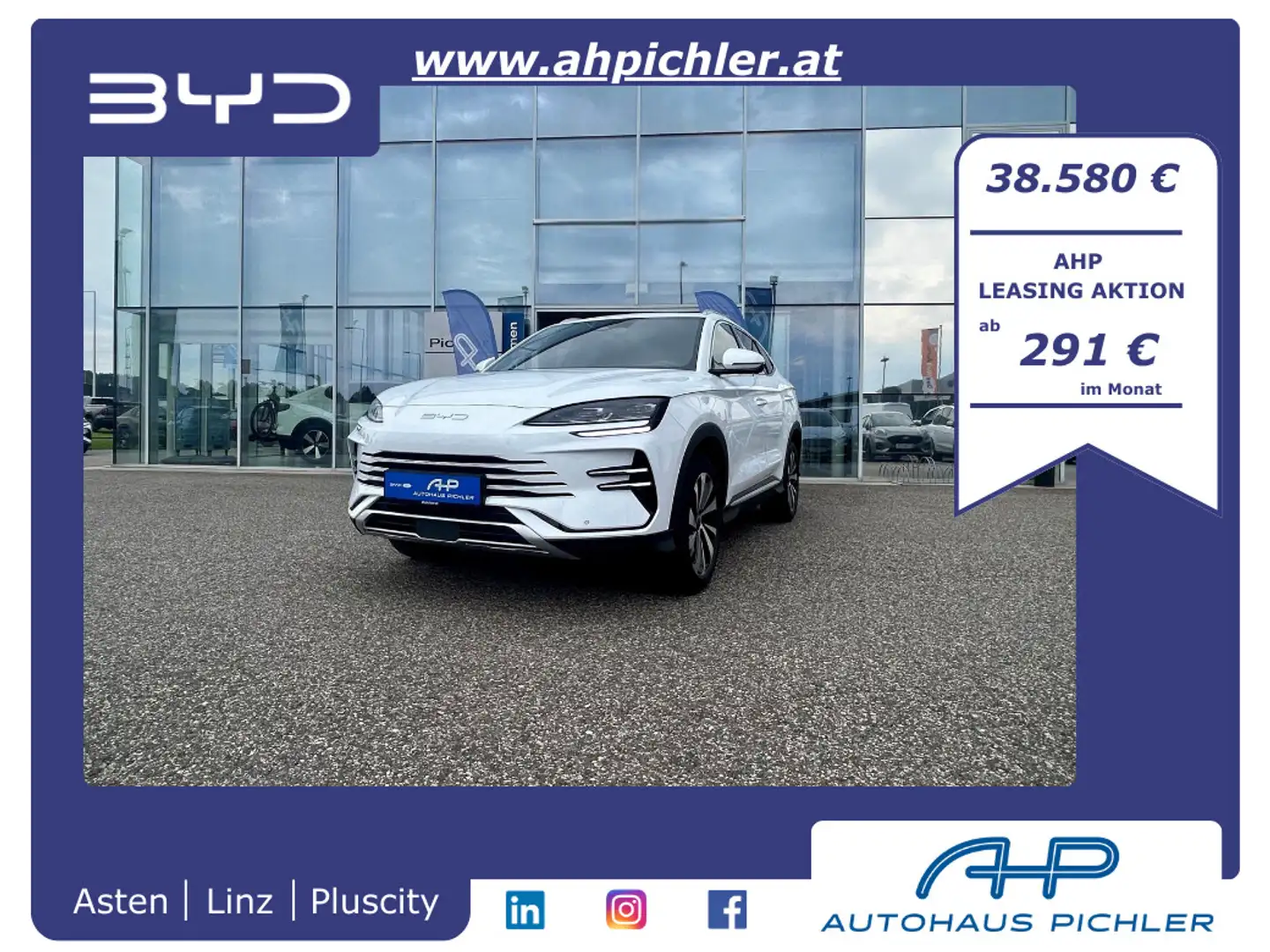 BYD Seal U DM-i PHEV 26,6kWh Comfort 218PS LEASING AKTION Weiß - 1