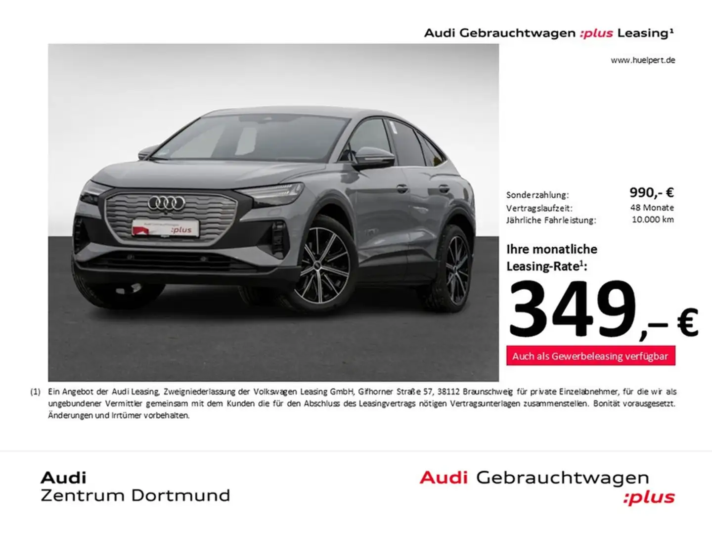 Audi Q4 e-tron Sportback 35 S LINE NAVI MATRIXLED CAM Grau - 1