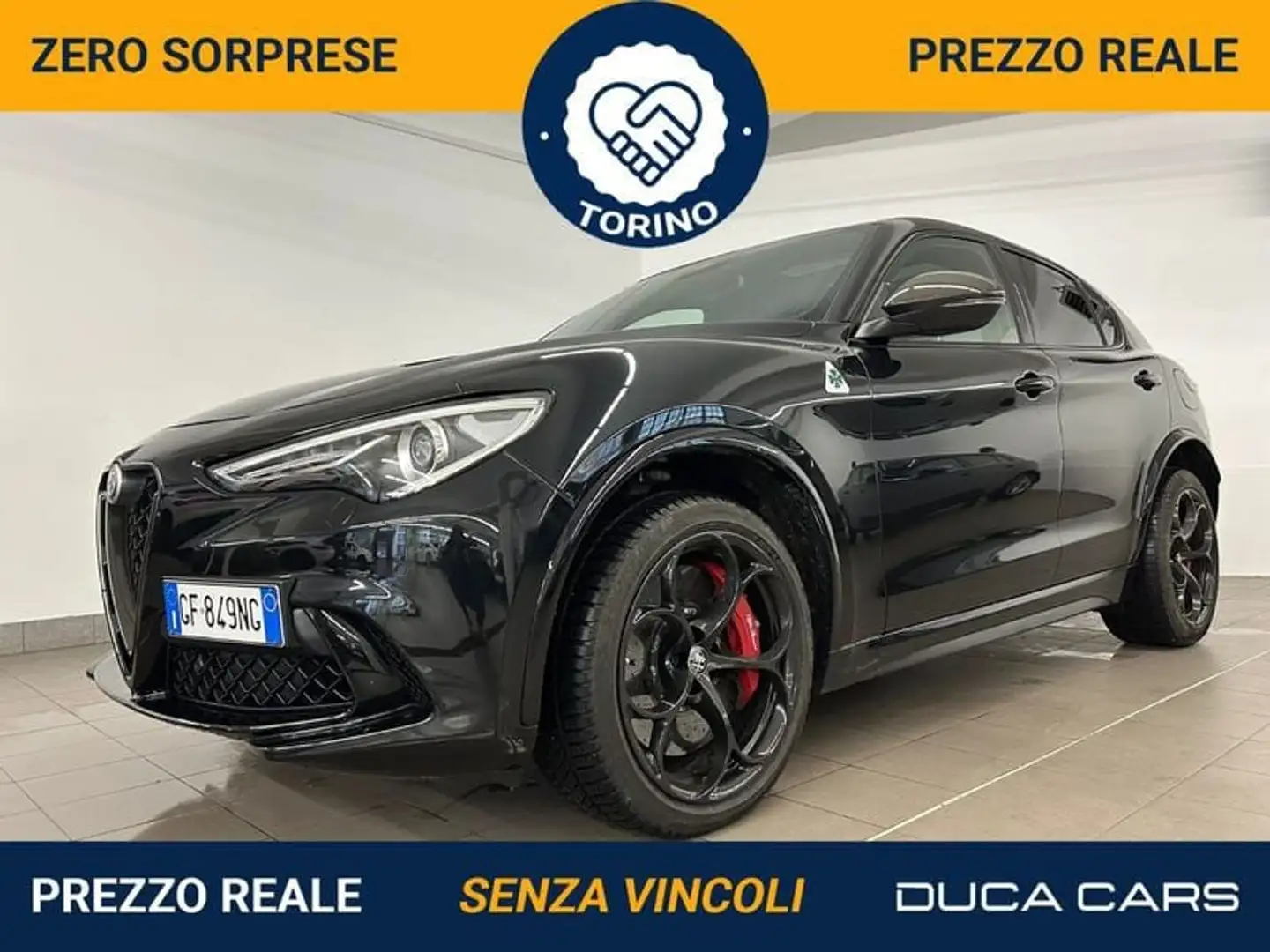 Alfa Romeo Stelvio 2.9 Bi-Turbo V6 510 CV AT8 Quadrifoglio Tetto Чёрный - 1