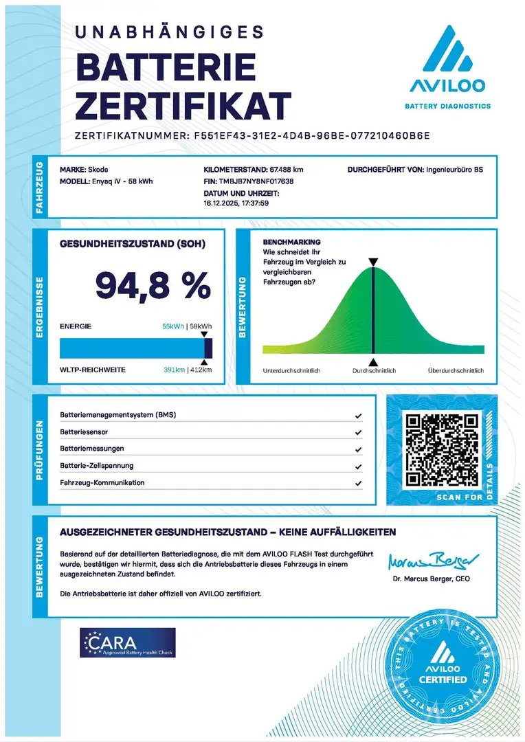 Skoda Enyaq 60 Sportline *MATRIX*ACC*CAM*KEYLESS*SHZ* Argent - 2