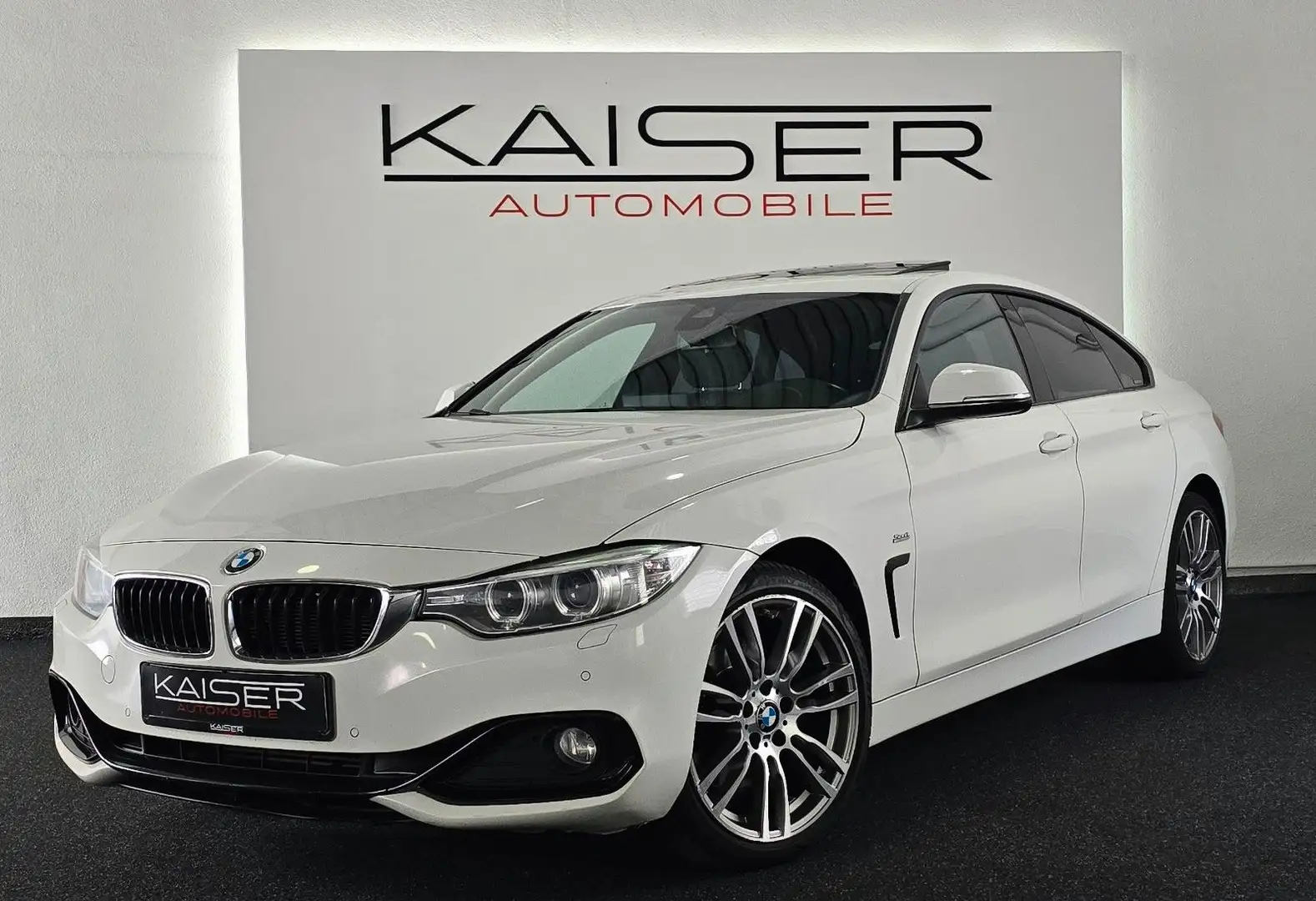BMW 430 430d GC xDrive Sport Line*LED*LEDER*NAVI*GLASDA. Blanc - 2
