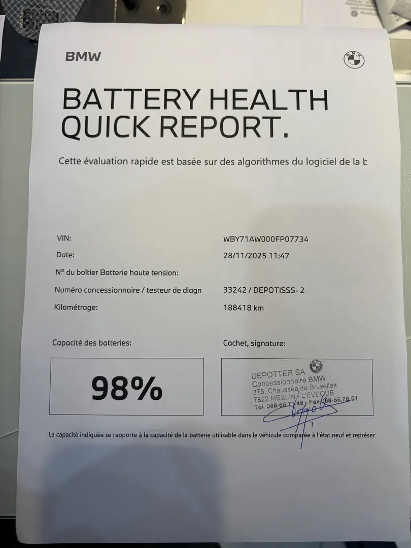 BMW i4 GCoupe eDrive40 Bat98% 1 Pr. État neuf 22231 Ne Noir - 2