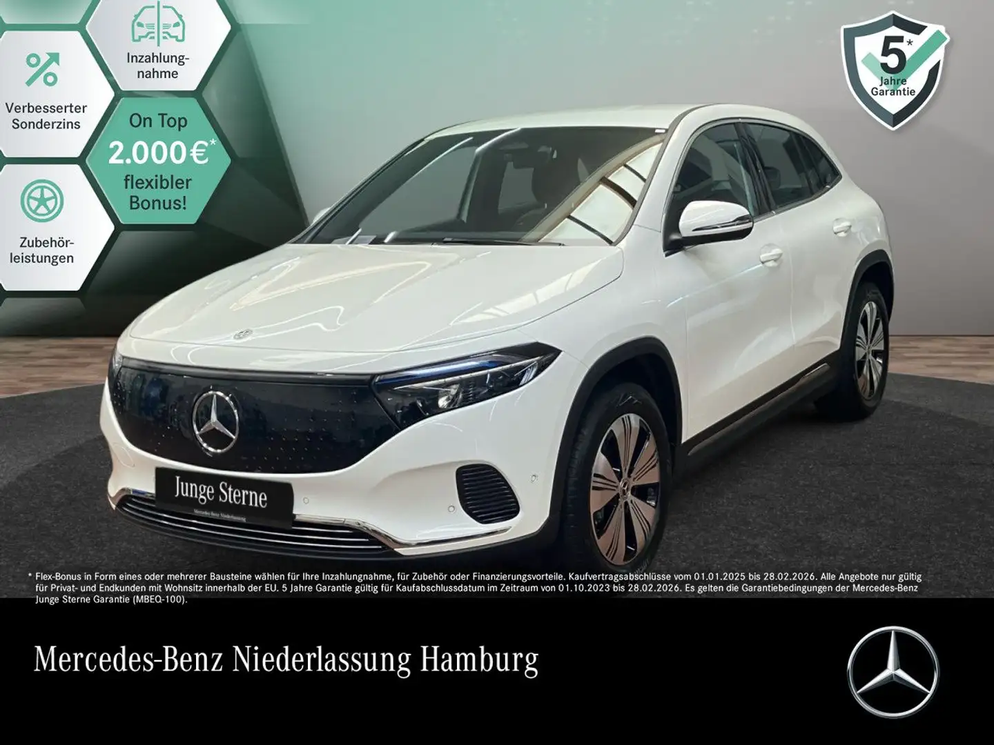 Mercedes-Benz EQA 350 4M PROG+ADVANCED+KAMERA+SPUR Weiß - 1
