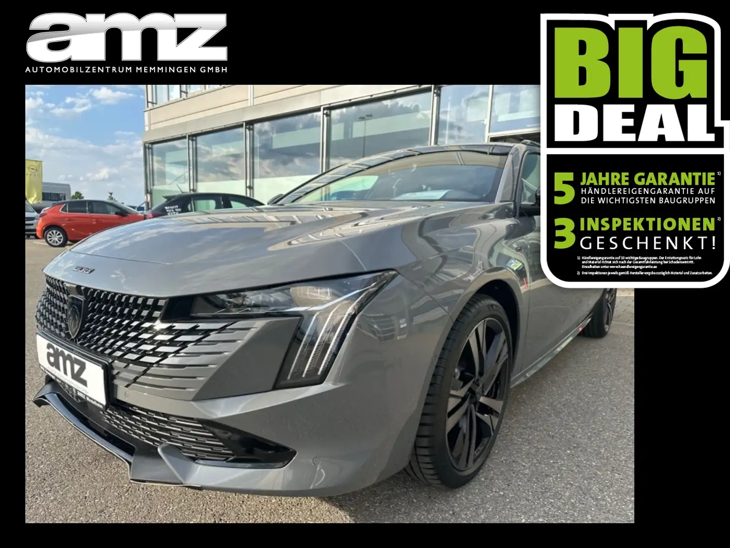 Peugeot 508 1.2 PureTech 130 SW GT FLA SpurH el.Heck SD Grau - 1