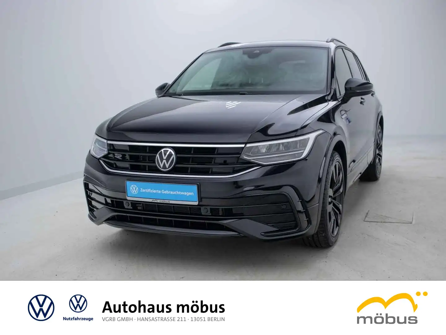 Volkswagen Tiguan 1.5 TSI R-Line*APP*MATRIX*LANE*TRAVEL* Schwarz - 2