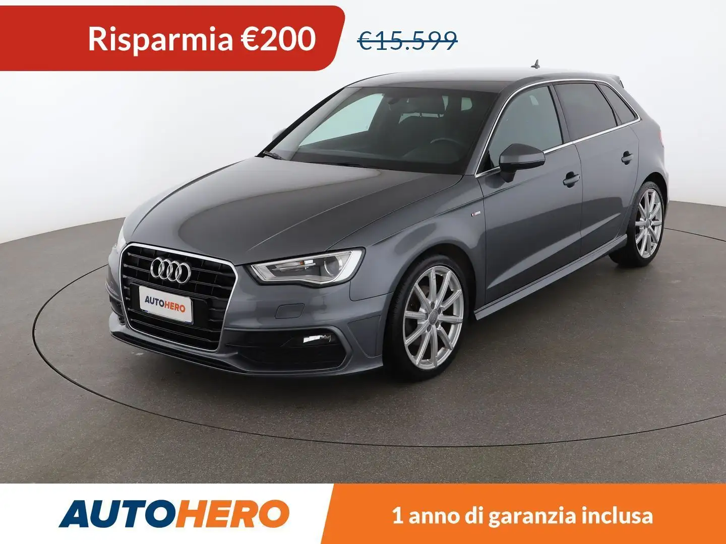 Audi A3 2.0 TDI Ambition 150 CV Grigio - 1