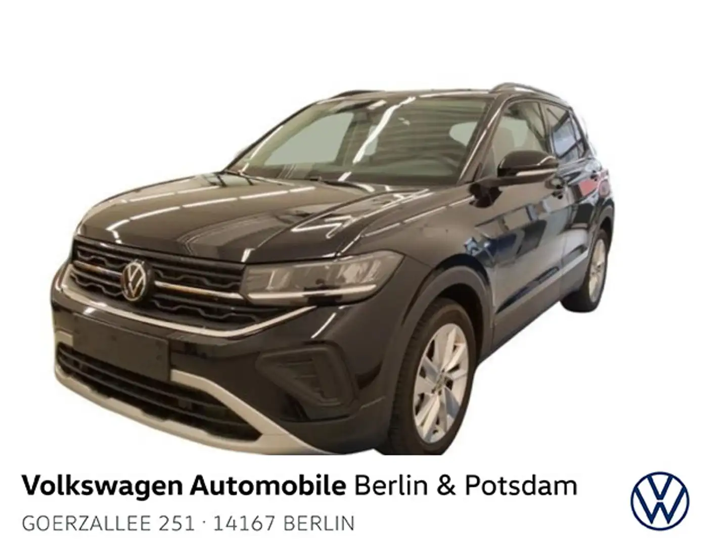 Volkswagen T-Cross 1.0 TSI DSG Goal PDC Telefon SHZ Schwarz - 1