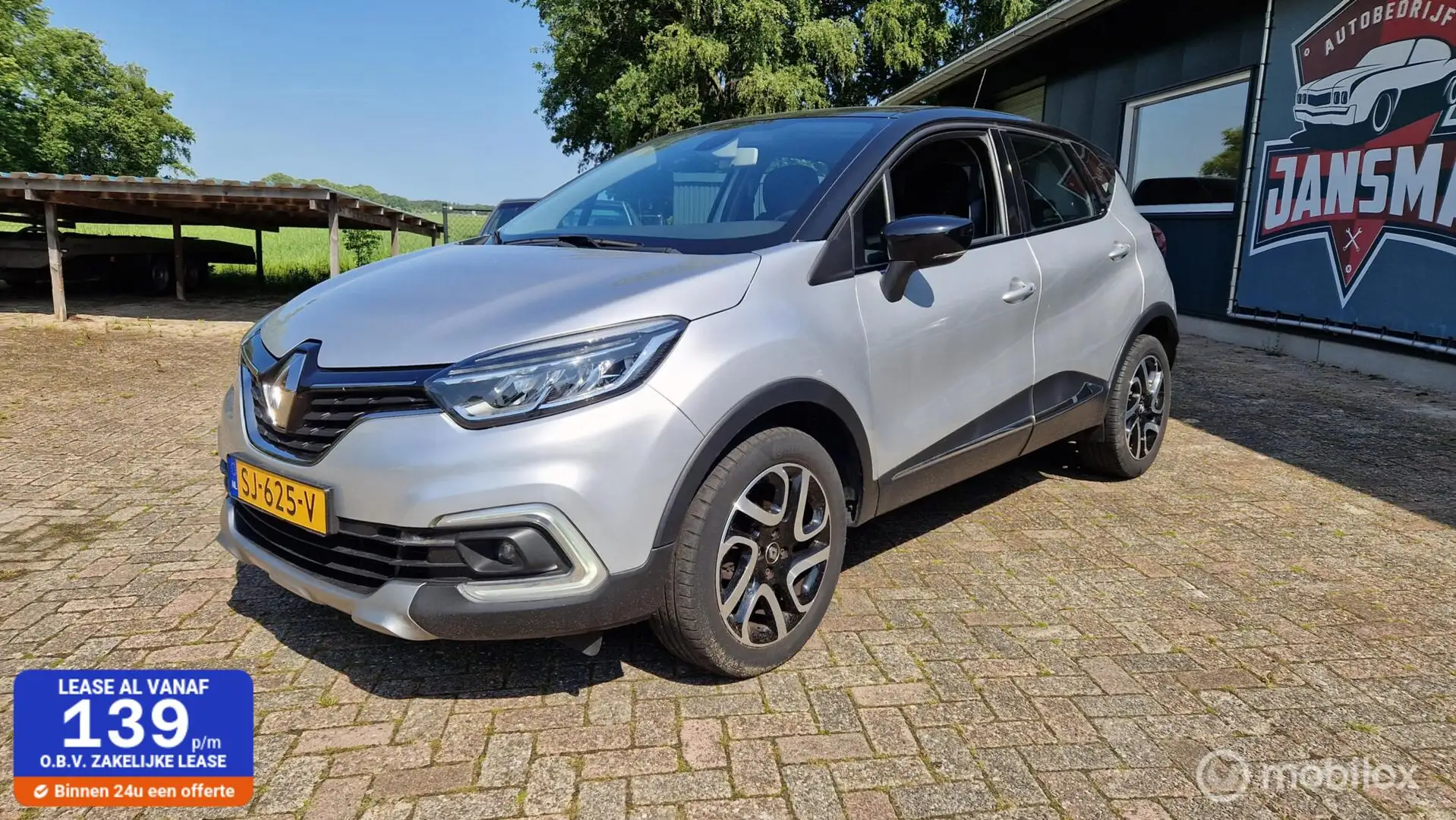Renault Captur 0.9 TCe 2017 Incl Nw Apk Grijs - 1