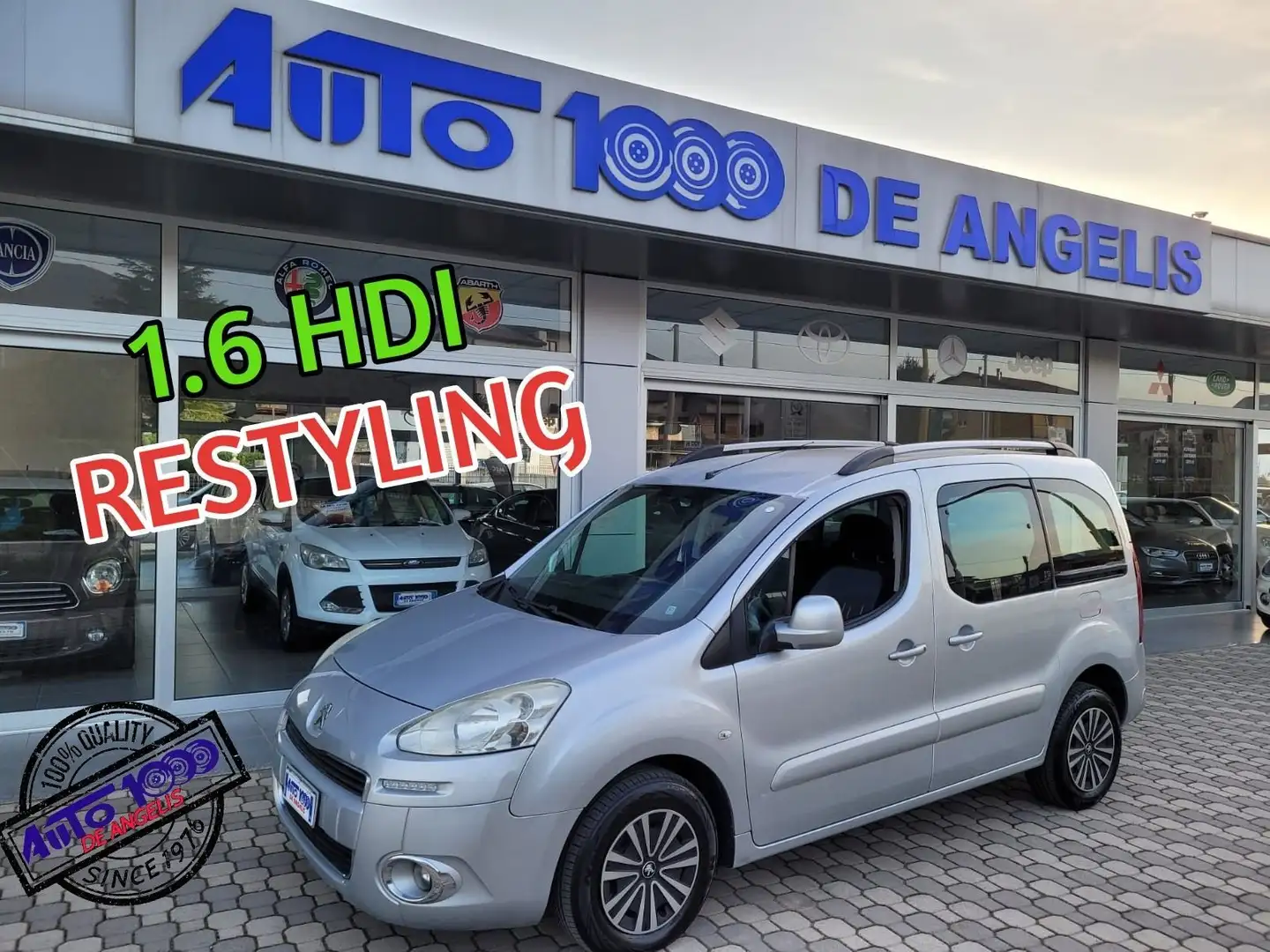 Peugeot Partner TEPEE RESTYLING 1.6 HDI OUTDOOR N1 AUTOCARRO 5P.TI Argento - 1