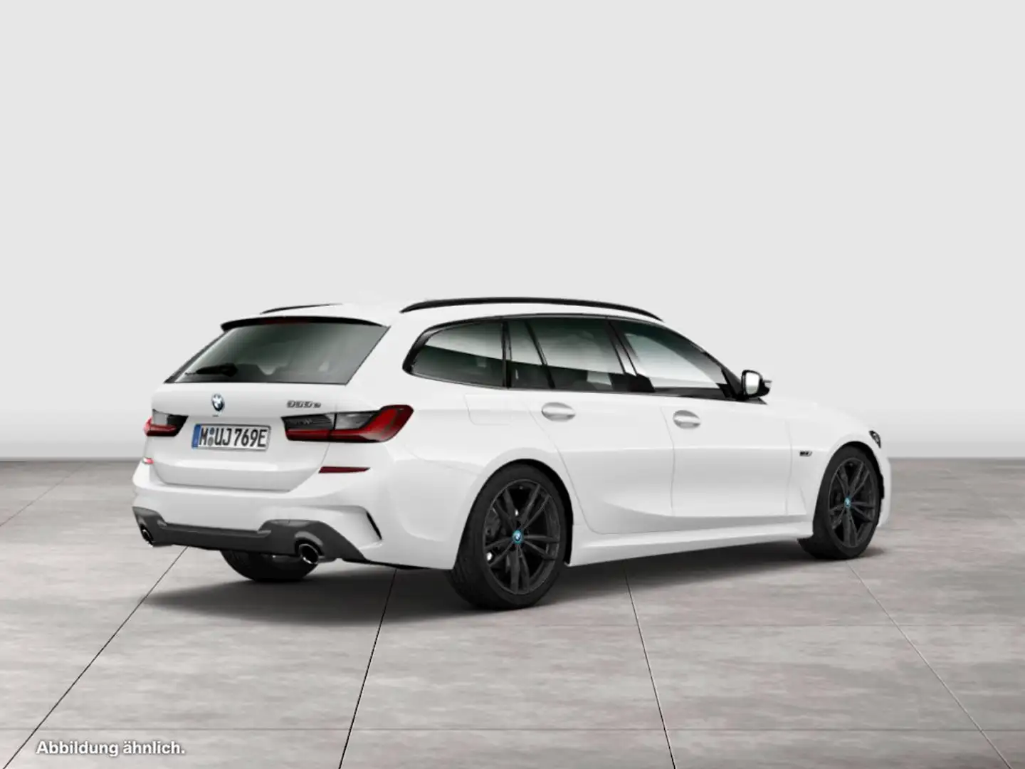 BMW 330 e Touring+MSPORT+LASER+LCPROF+HEAD-UP+MEMORY Weiß - 2