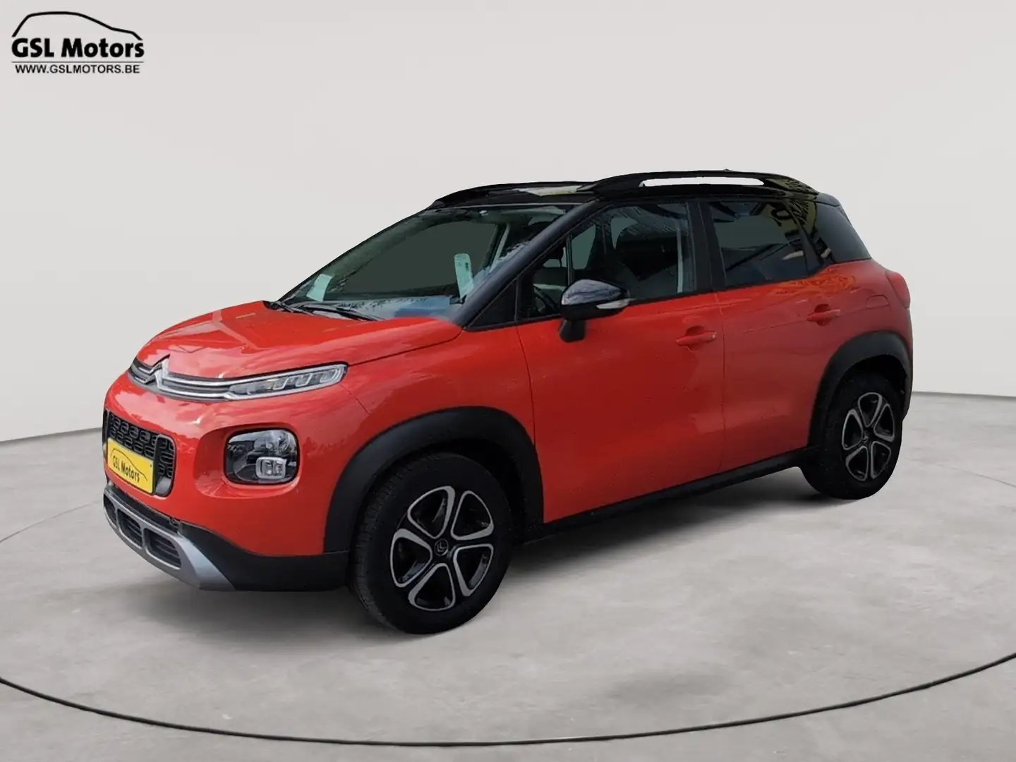 Citroen C3 Aircross 1.2 110cv rouge 10/19 86.625km Airco GPS Capteurs Rood - 1