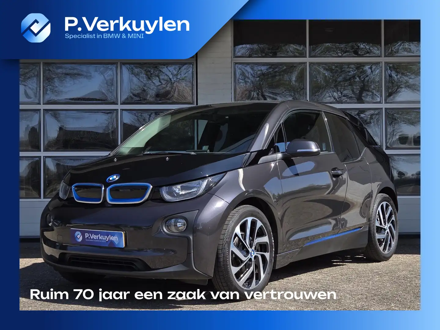 BMW i3 BASIS COMFORT 22KWH | WARMTEPOMP | NAVIGATIE | CLI Gris - 1