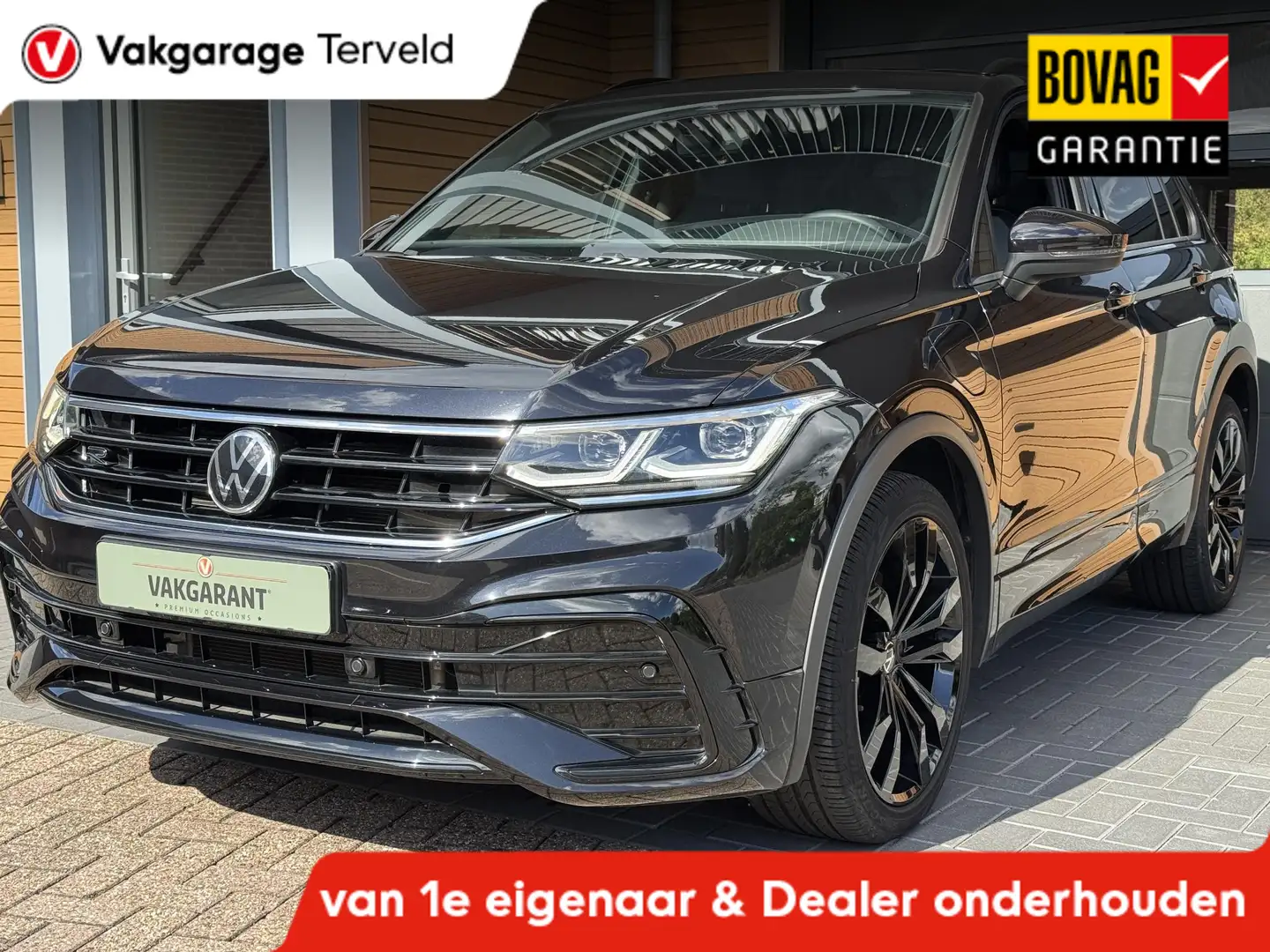 Volkswagen Tiguan 1.4 TSI eHybrid R-Line Bsn+ Camera,Panodak,Carplay Zwart - 1