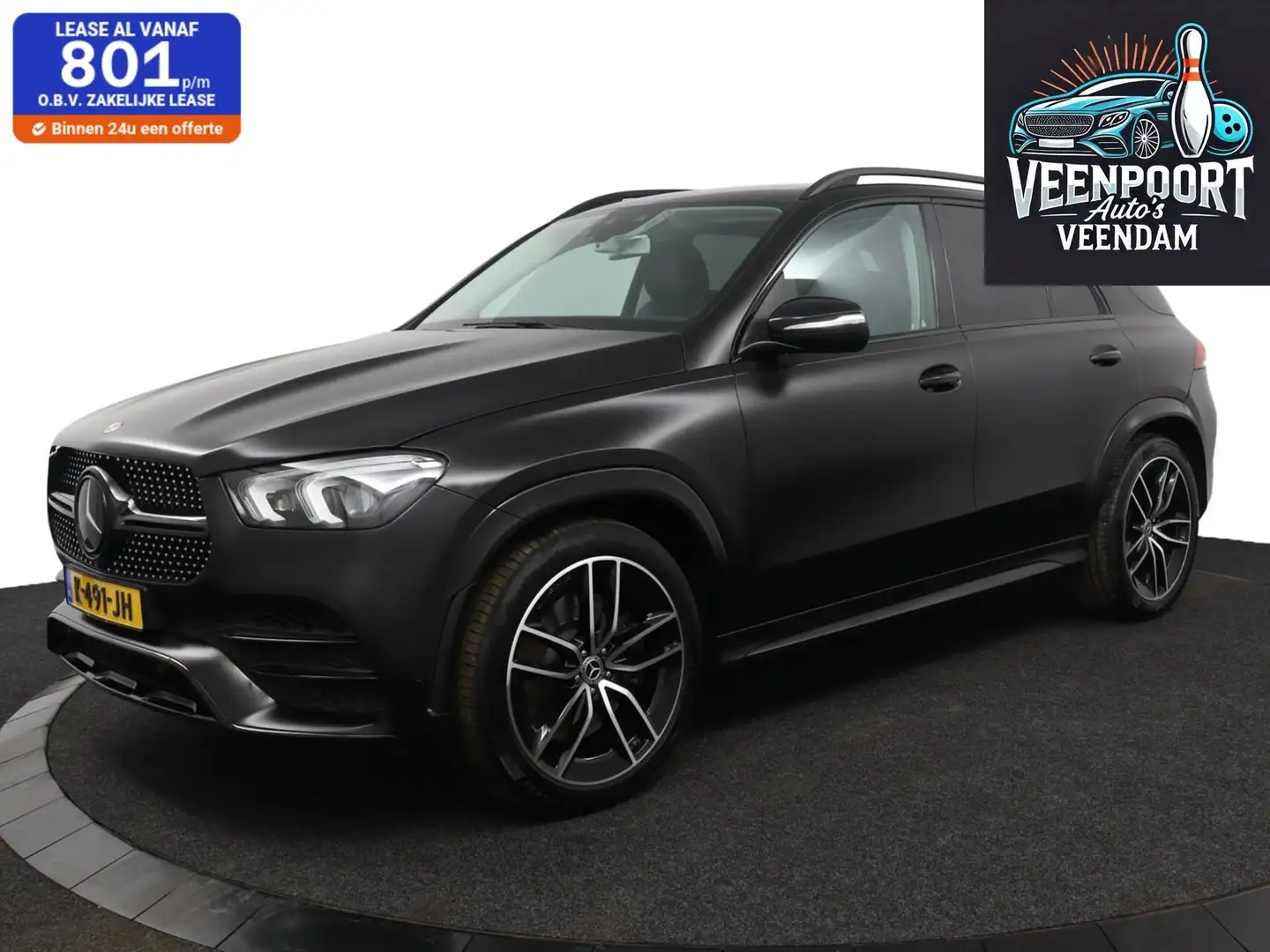 Mercedes-Benz GLE 450 4x4 Leder Panodak Stuurverw Trekhaak Zwart - 1