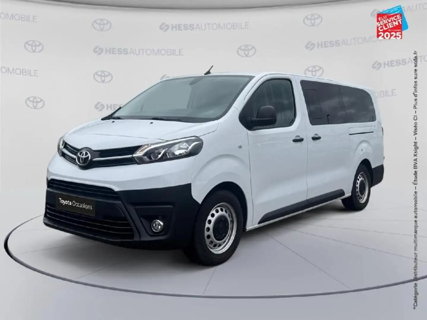 Toyota Proace Long 2.0 140 D-4D Dynamic Confort Clim. Arrière MC23 Blanc - 1