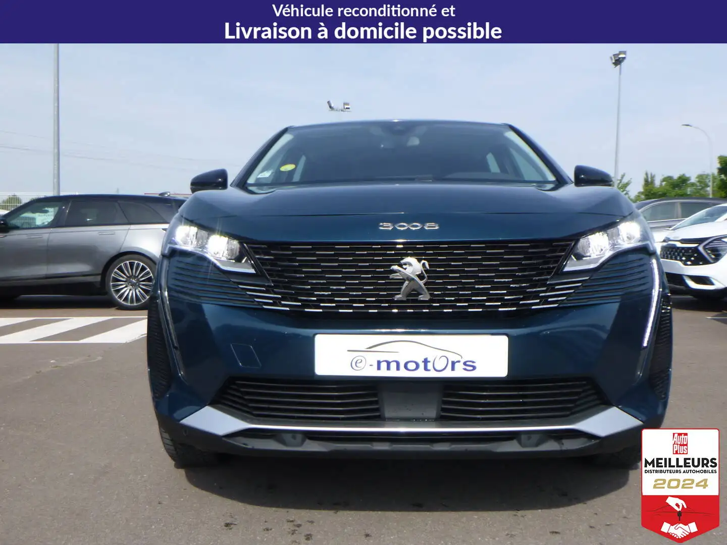Peugeot 3008 BlueHDi 130 EAT8 Active +GPS +Caméra Bleu - 2