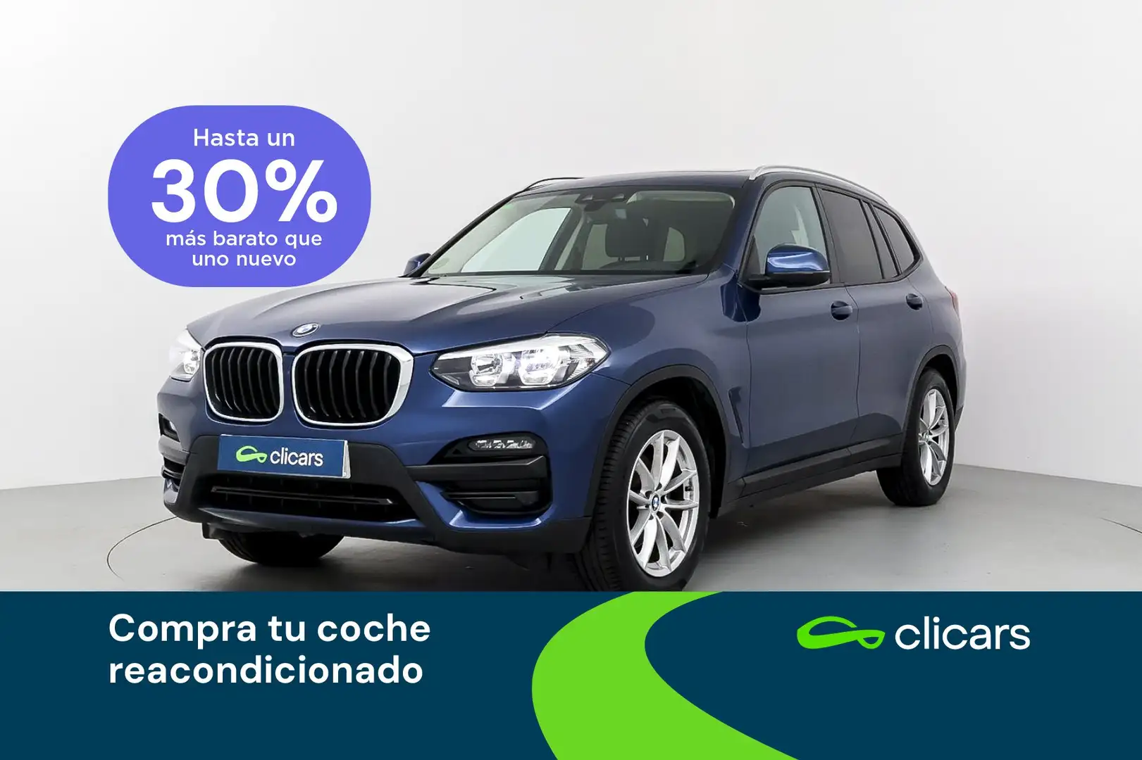 BMW X3 xDrive 20dA Azul - 1