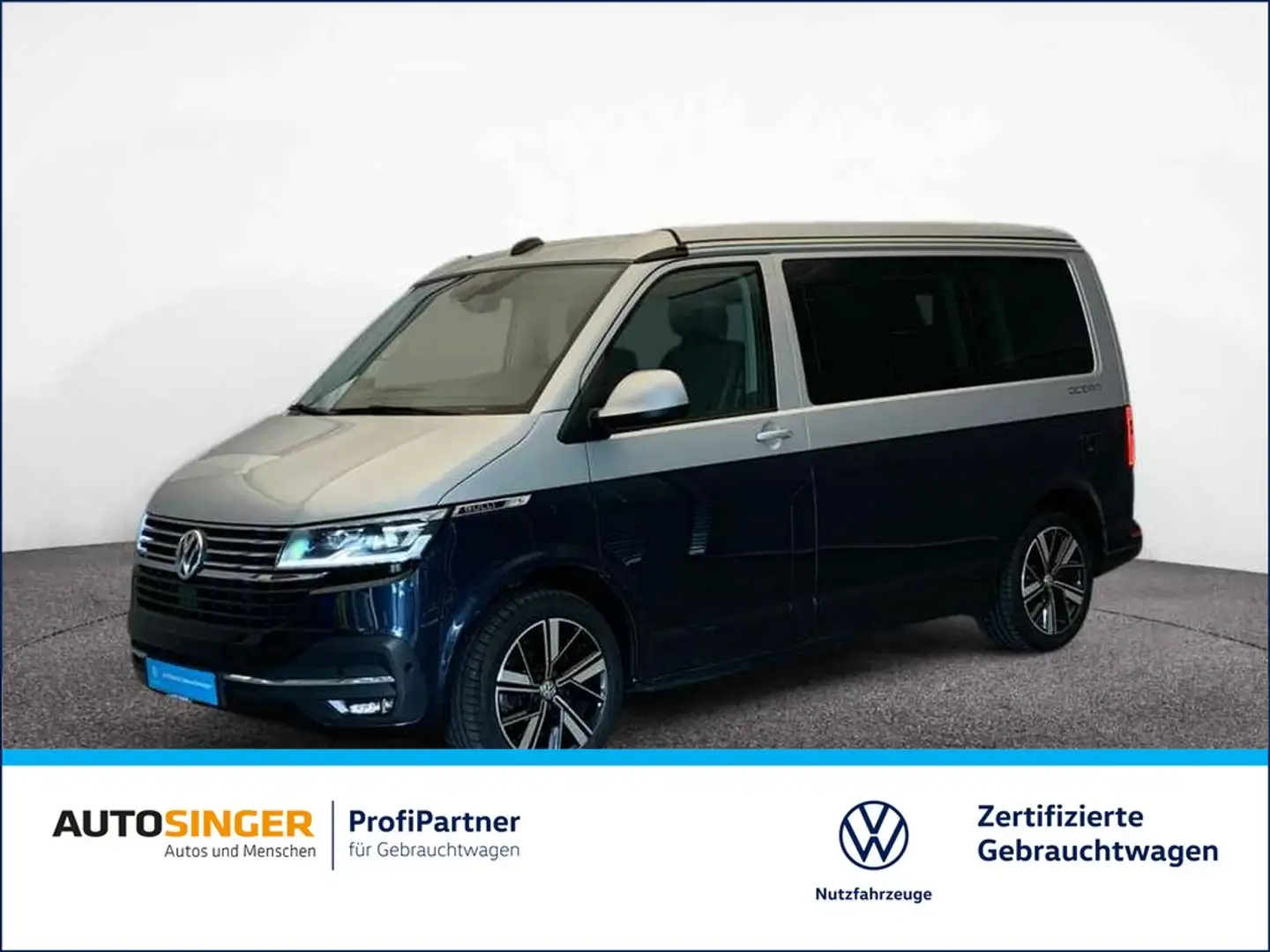Volkswagen T6 California 6.1 Ocean TDI DSG 4M *STDHZ*AHK* Silber - 1