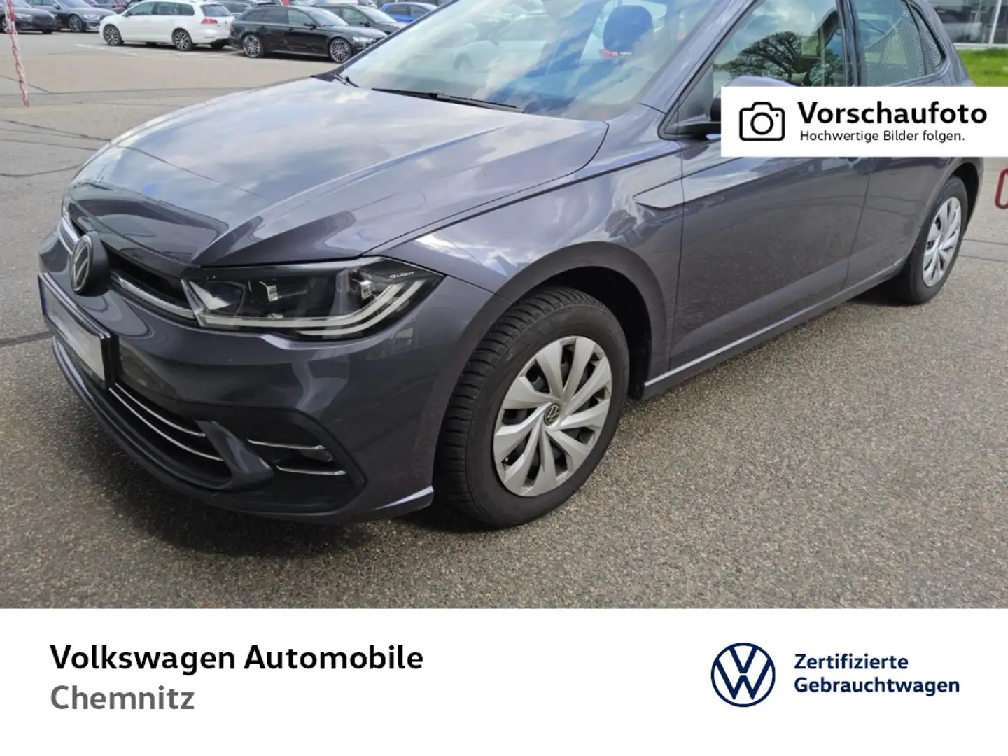 Volkswagen Polo 1.0 TSI Style AHK ACC LED-Matrix CarPlay Grau - 1