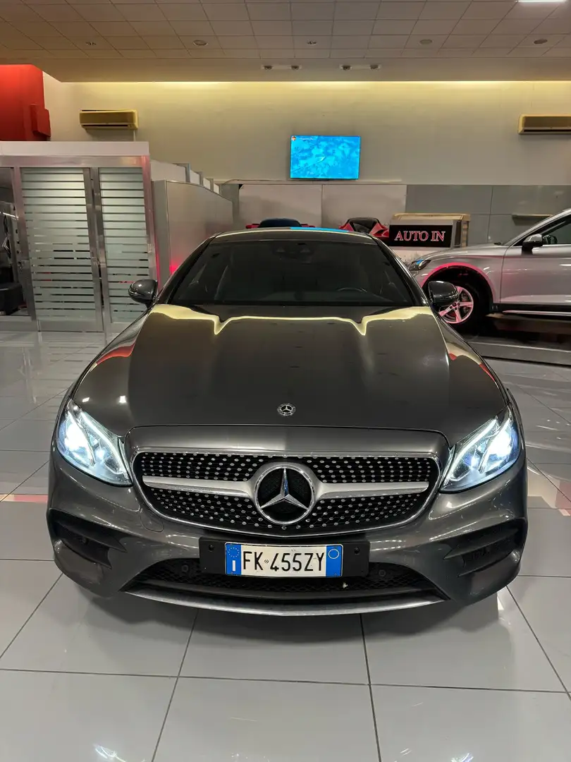 Mercedes-Benz E 220 Coupe d Premium auto AMG UFF. ITA Grigio - 2