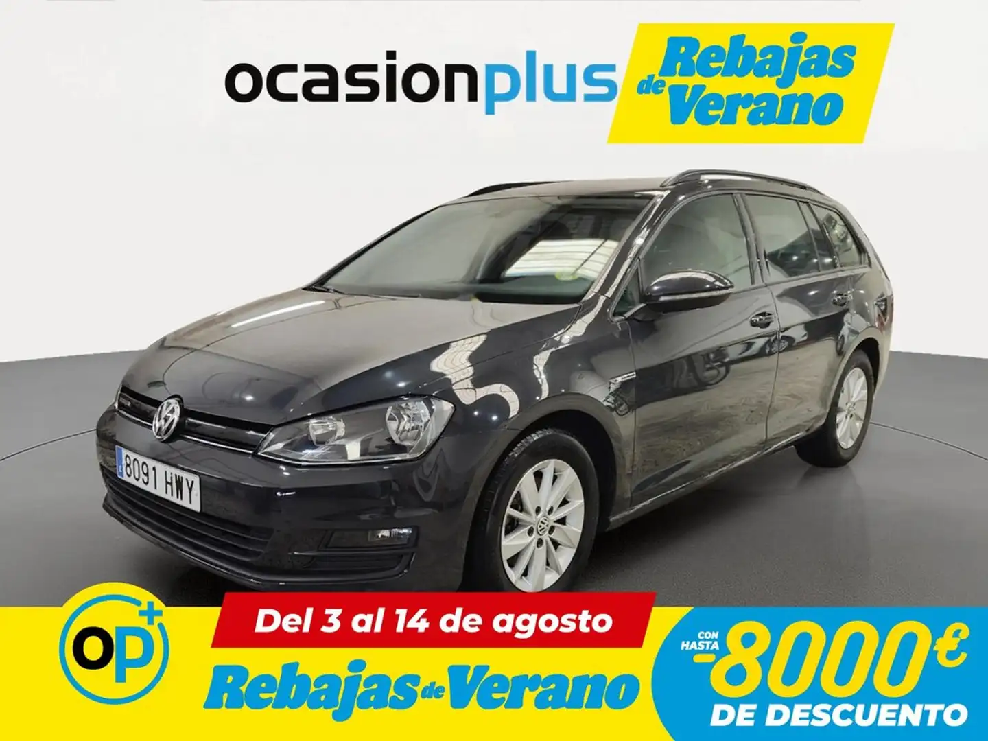 Volkswagen Golf Variant 1.6TDI CR BM Business&Navi 110 Gris - 1