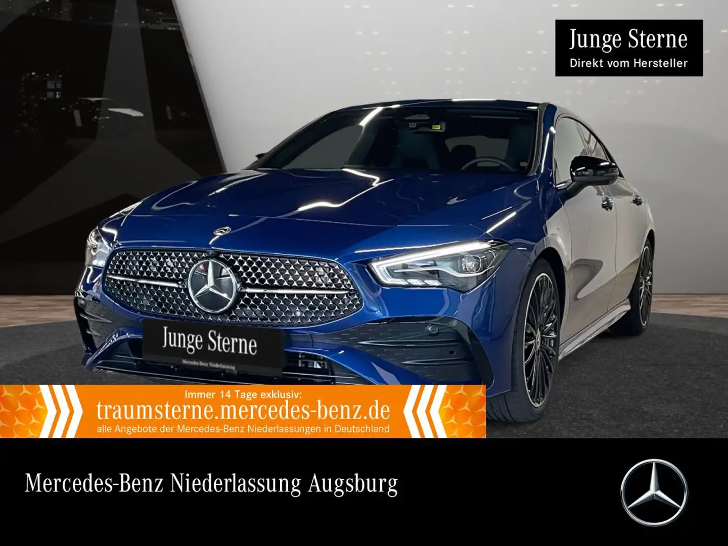 Mercedes-Benz CLA 200 AMG+NIGHT+360°+LED+TOTW+KEYLESS+7G Blau - 1