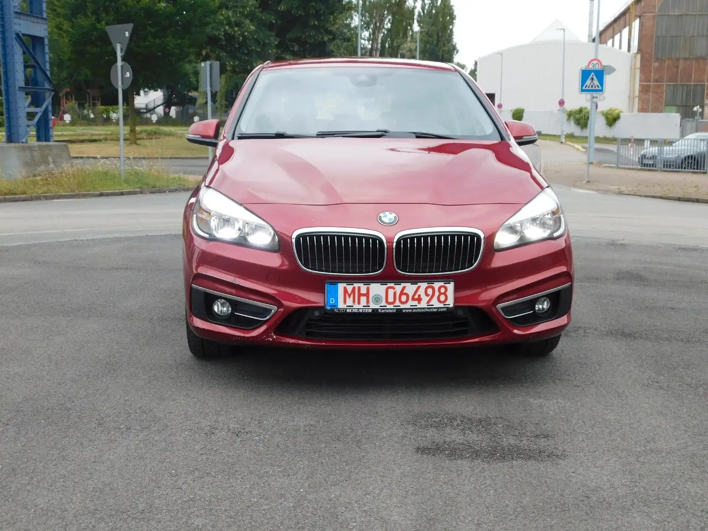 BMW 218 d Active Tourer Luxury Line/Leder Rood - 2