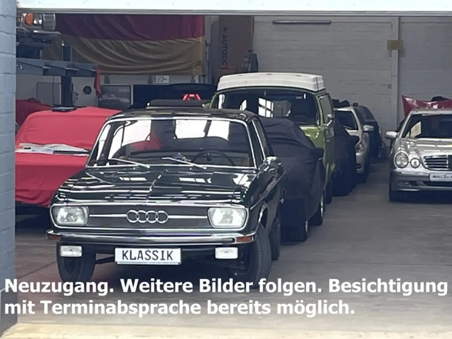 Audi 100 LS * 1. Hand * Pappbrief * H- Kennzeichen Vert - 1