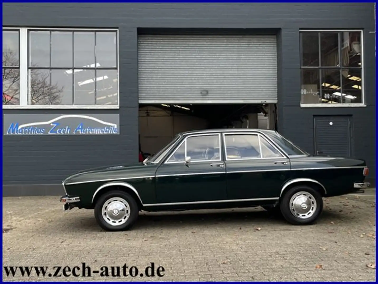 Audi 100 LS * 1. Hand * Pappbrief * H- Kennzeichen Grün - 2