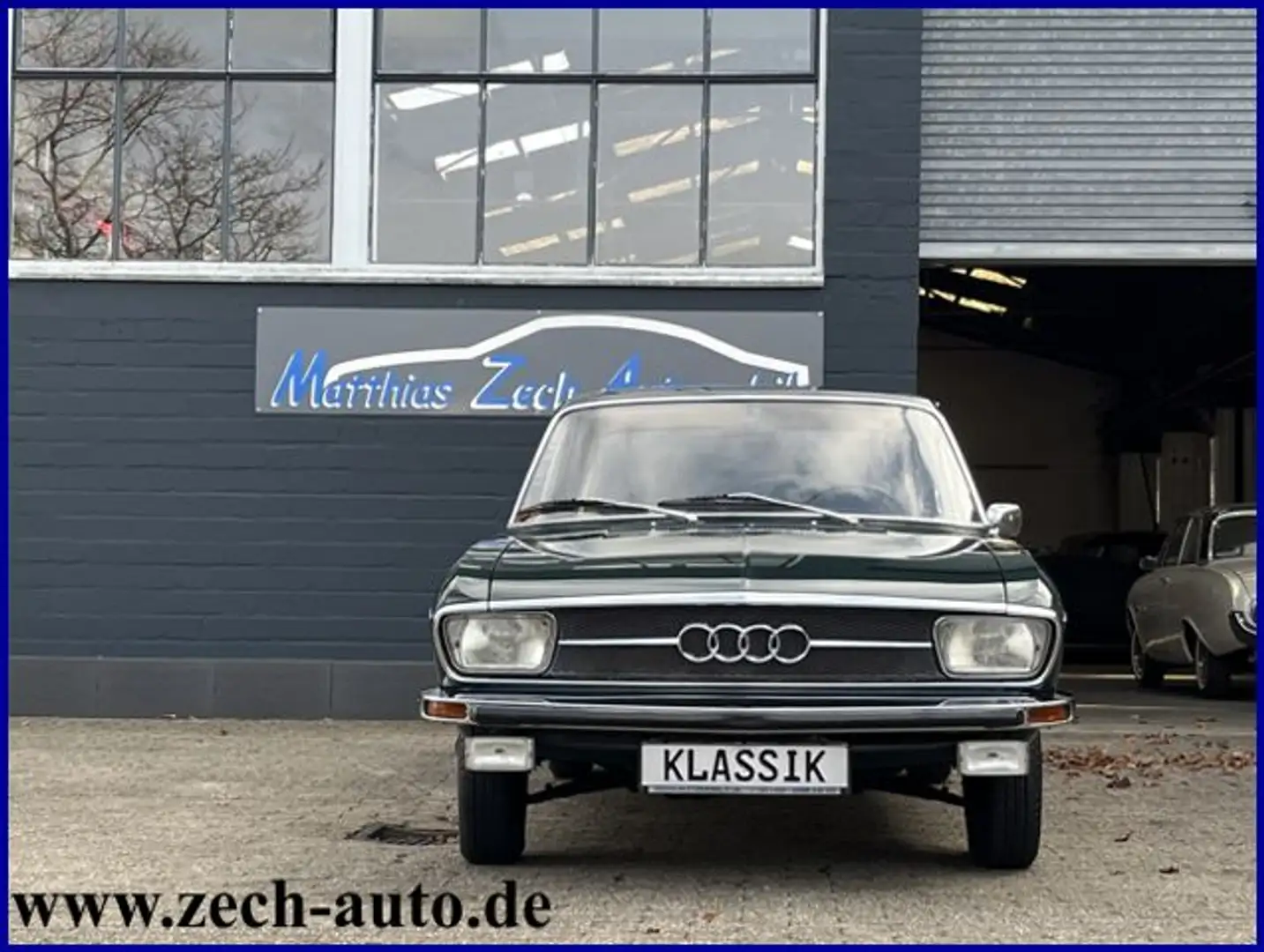 Audi 100 LS * 1. Hand * Pappbrief * H- Kennzeichen Grün - 1