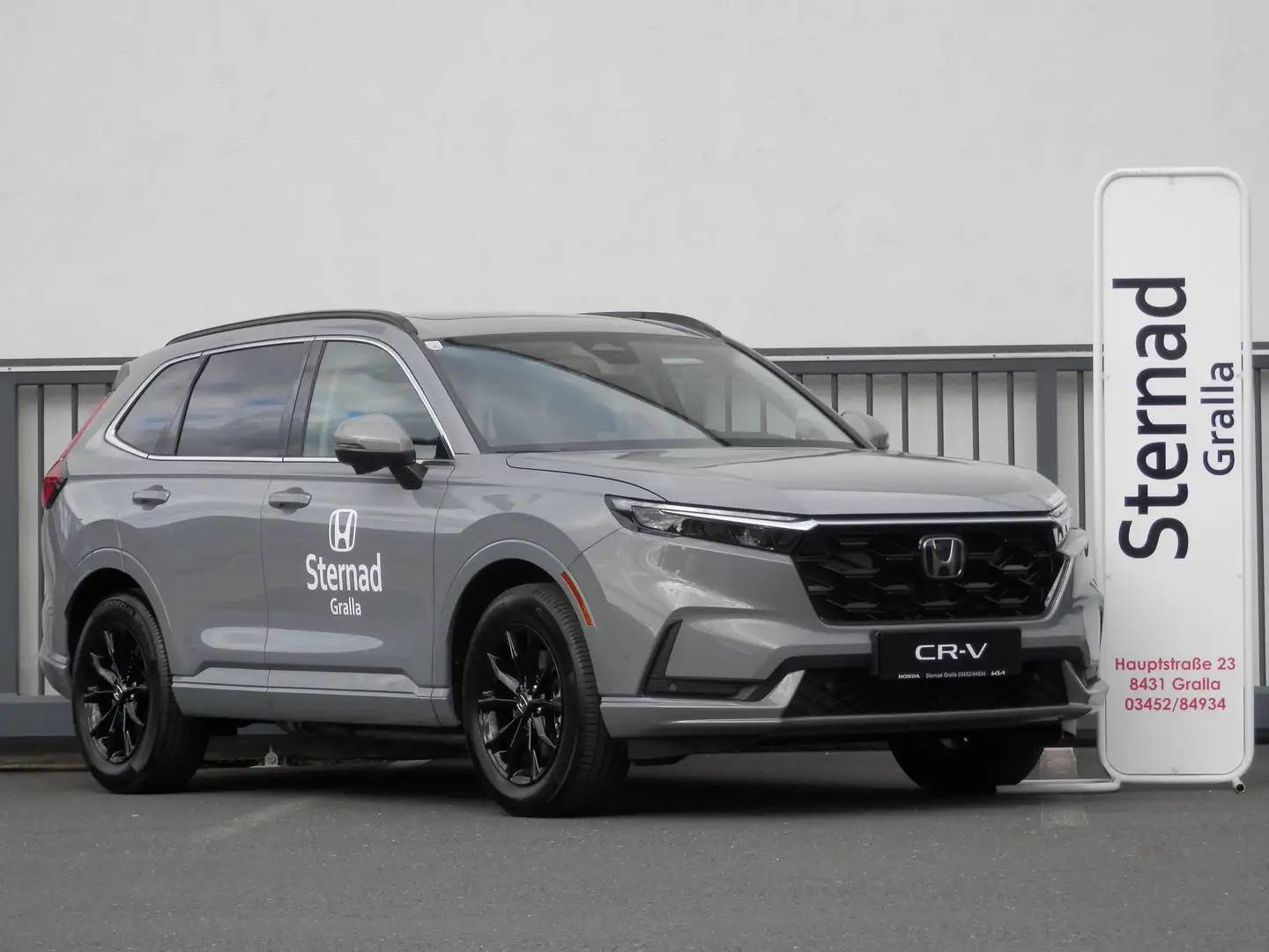 Honda CR-V 2,0 i-MMD e:PHEV Elegance Tech Aut. Grau - 1
