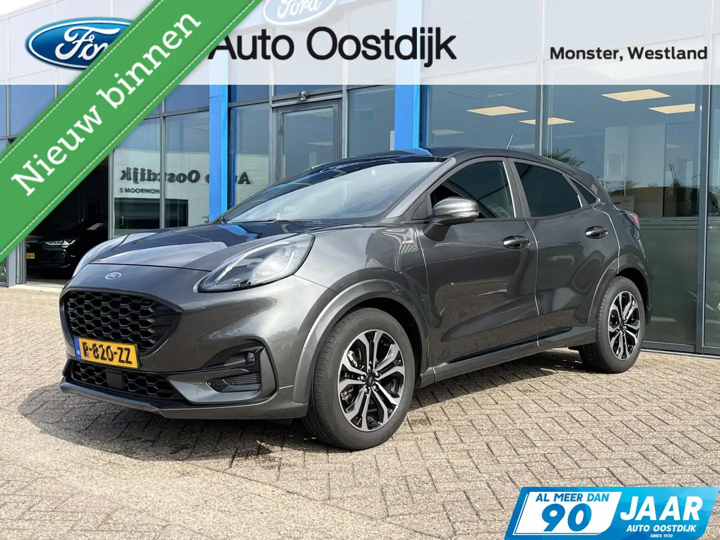 Ford Puma 1.0 EcoBoost Hybrid ST-Line 125PK Afn. Trekhaak Wi Grijs - 1