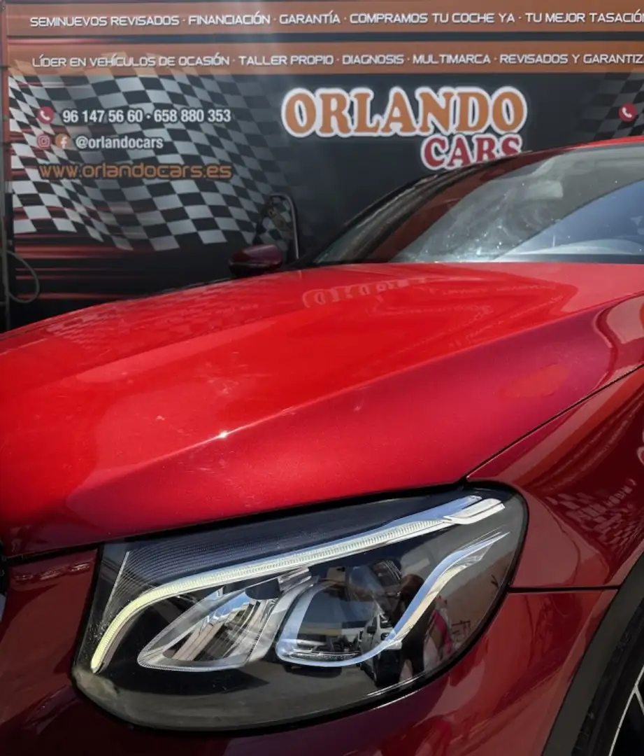 Mercedes-Benz GLC 220 Coupé 220d 4Matic Aut. Rojo - 2