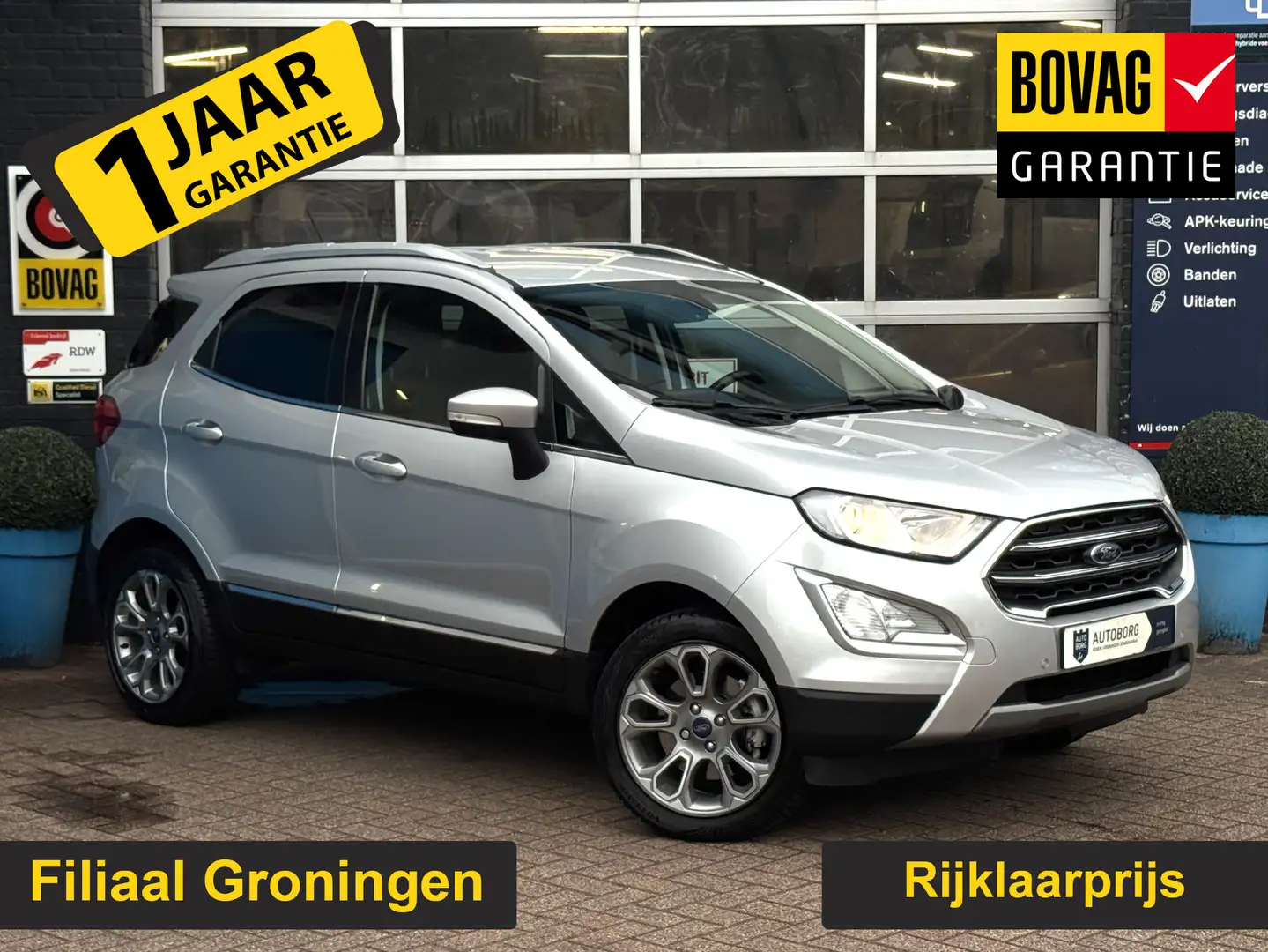 Ford EcoSport 1.0 EcoBoost Titanium GRATIS Afleverpakket! | B&O Gris - 1