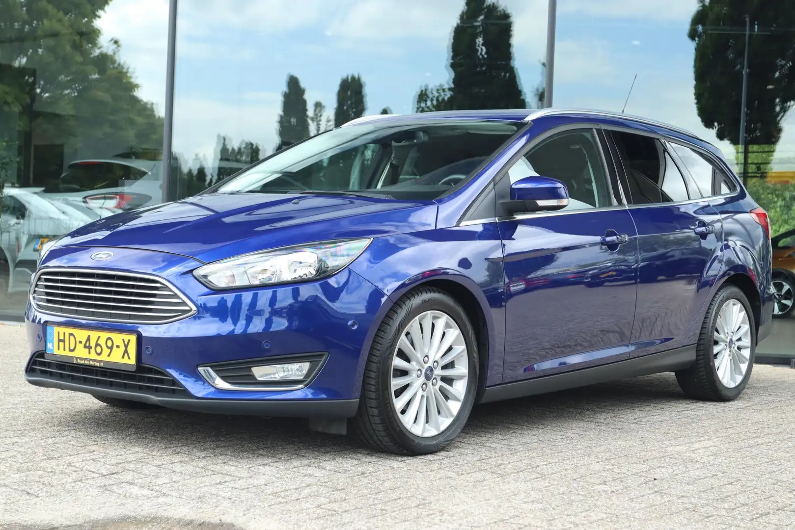 Ford Focus WAGON 1.5 ECOBOOST 150PK AUT. TITANIUM ED. | CAMER Blauw - 1
