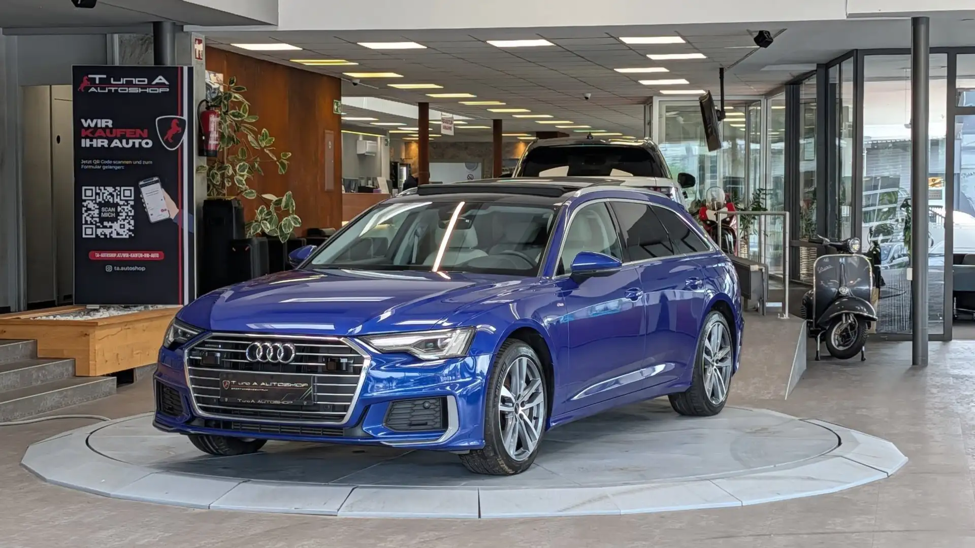Audi A6 50 TFSIe quattro 2x S-Line S-Tronic *Pano*Head-up* Blau - 1