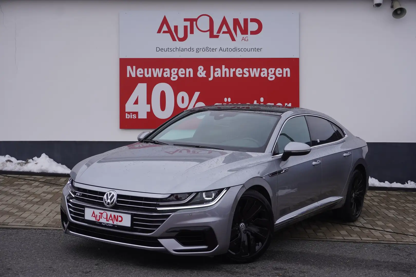 Volkswagen Arteon 2.0 TSI R-Line 4Motion LED Navi ACC Leder Silber - 2