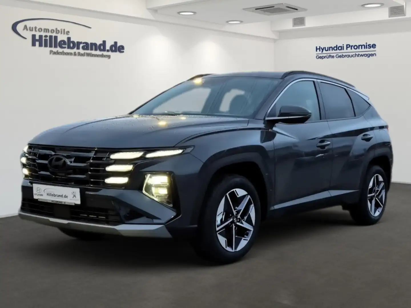 Hyundai TUCSON Trend Hybrid 4WD 1.6 T-GDI EU6e Navi digitales Coc Gris - 1