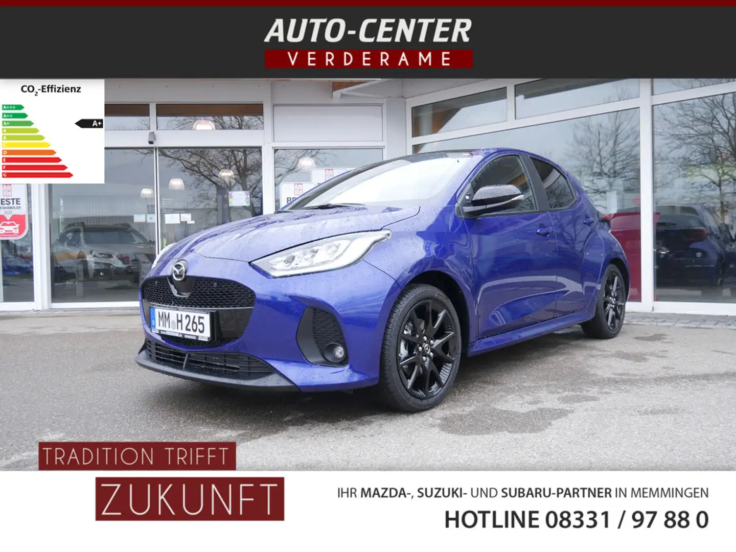 Mazda 2 Hybrid 1.5 VVT-i e-CVT Homura Plus HUD LED Blau - 1