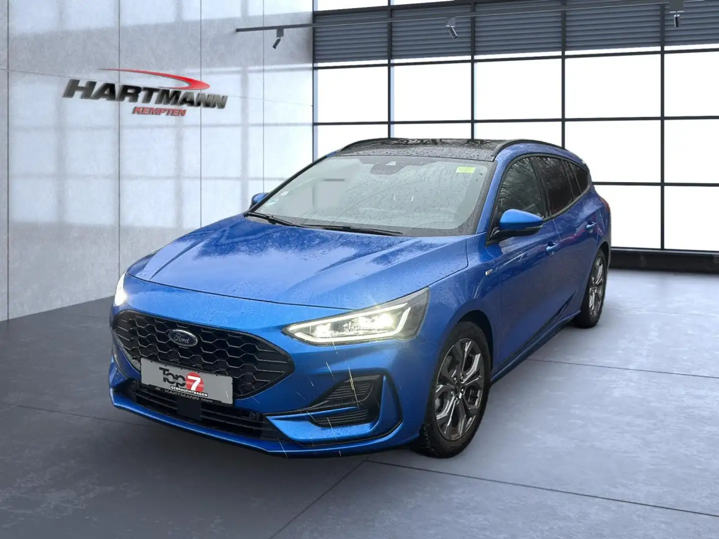 Ford Focus ST-Line Bluetooth Navi LED Klima el. Fenster Blau - 2