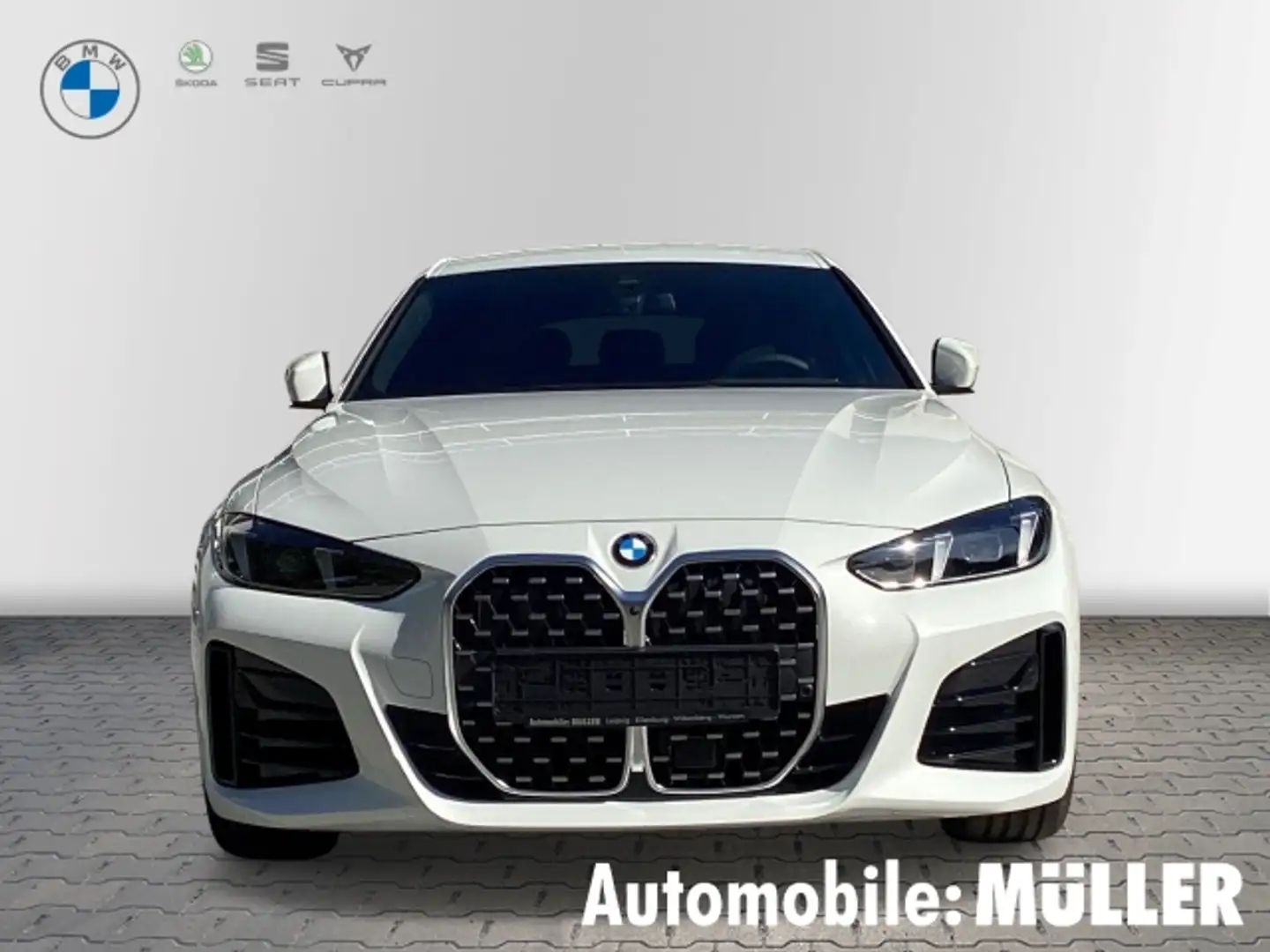 BMW 430 4er Gran Coupe i xDrive M Sport Navi Klima RFK Sit Weiß - 2