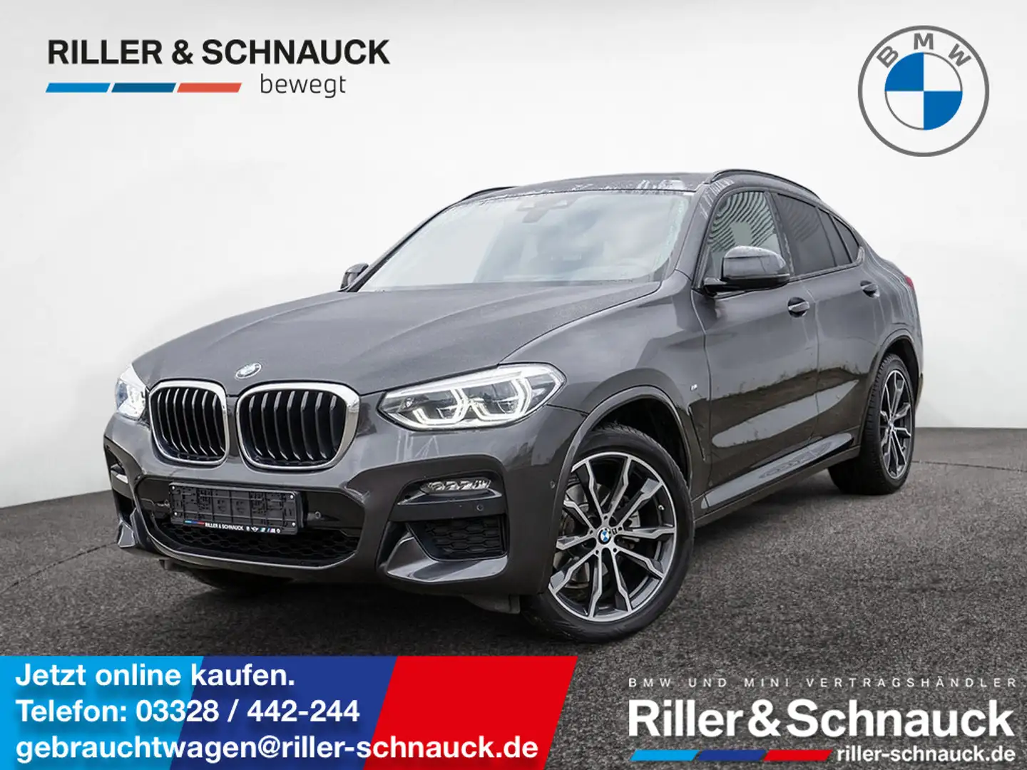 BMW X4 xDrive 20d M-Sport PANO+STANDHZ+AHK+HUD+LE Grau - 1