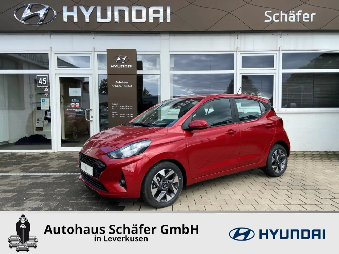 Hyundai i10 FL (MY25) TREND 1.0 5-AMT Navi digitales Cockpit A Rood - 1