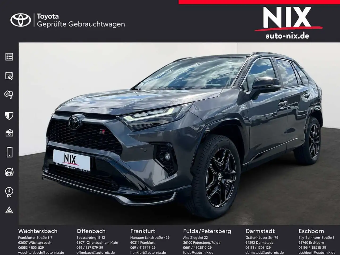 Toyota RAV 4 RAV4 2.5 Plug-in-Hybrid GR SPORT SHZ KLIMA siva - 1
